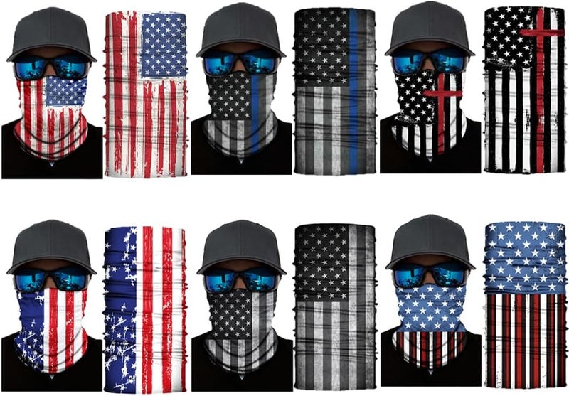 SIDAZON Neck Gaiter Mask,UV Protection Bandana Gator Face Cover Covering Mask,Tube Scarf,Neck Warmer Balaclava,Headband - Image 2